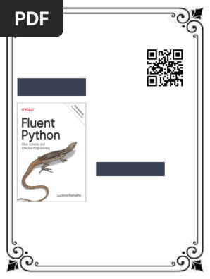 Fluent Python, 2nd Edition Luciano Ramalho Ebook Instant Reissue | PDF