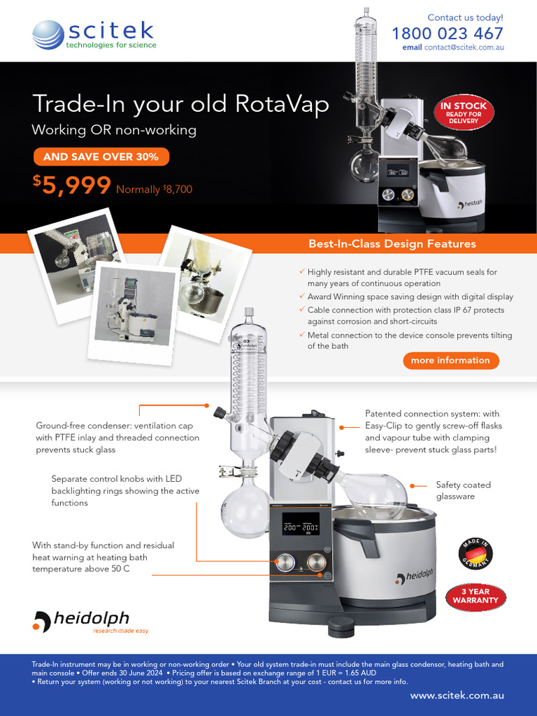 Heidolph - Trade in Your Rotavap 2024 - V2 | PDF