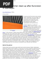 Download Time for Summer Clean Up After Eurovision in Azerbaijan by arzu_geybullayeva SN101411768 doc pdf