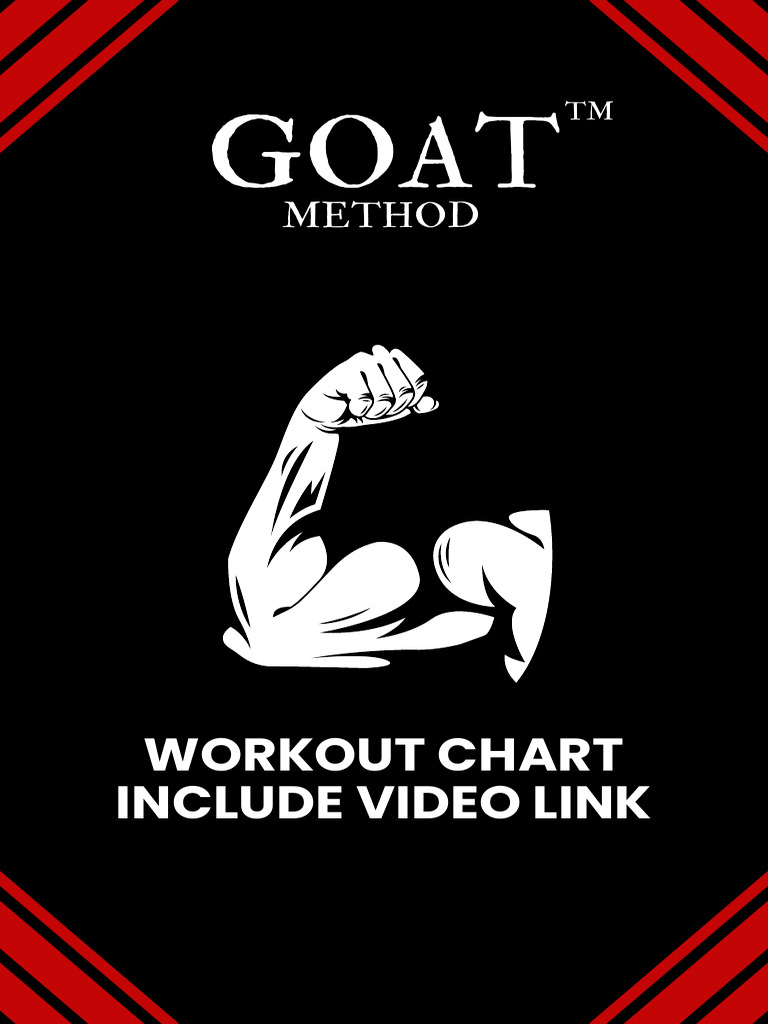 Goat Workout Chart and Video Tutorials 2025 26-12-11!49!57 | PDF
