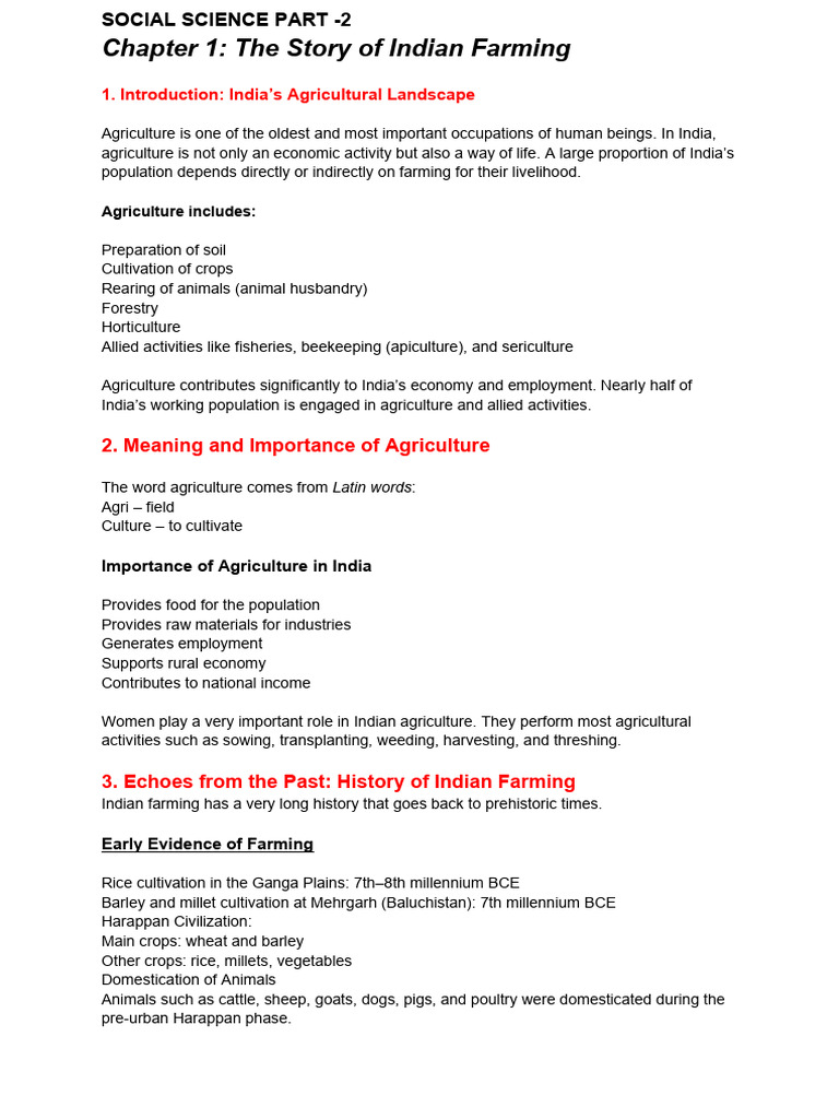 Social Science Part 2 Chapter-1 NOTES | PDF