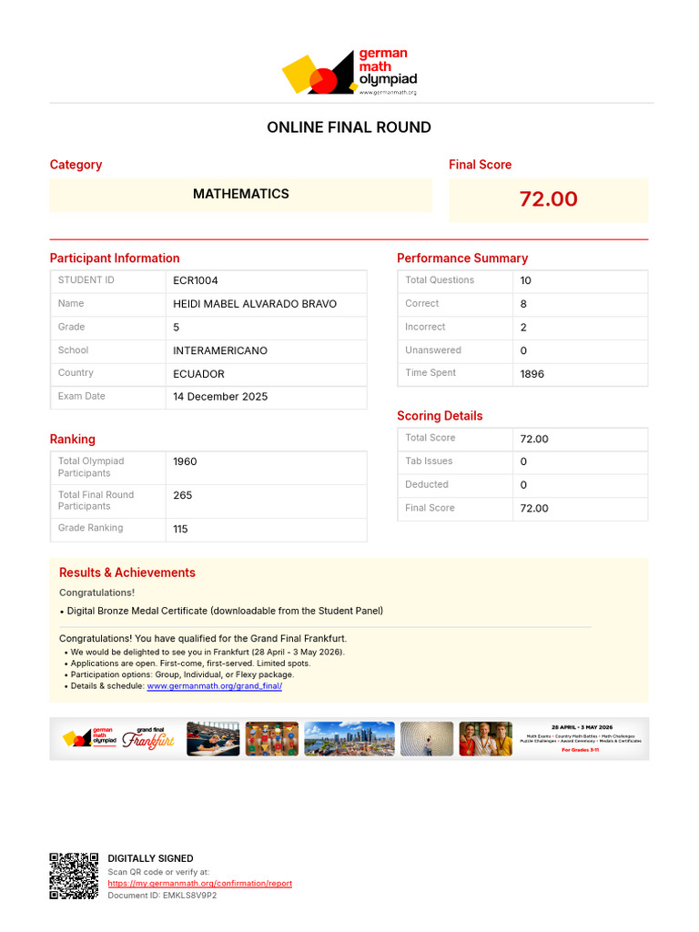 Exam Report 693abaec73e15f69a0153084 F4ge9y | PDF