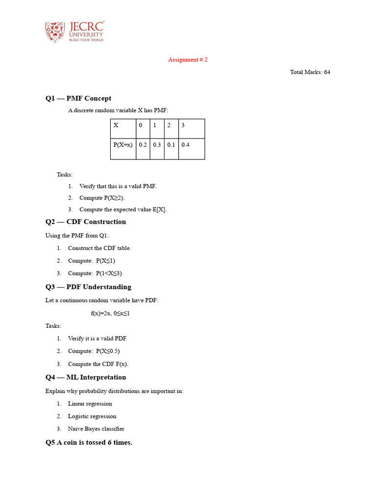 Assignment 2 Stats | PDF