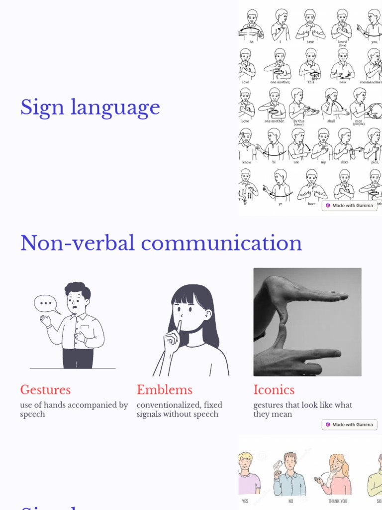 Sign Language | PDF