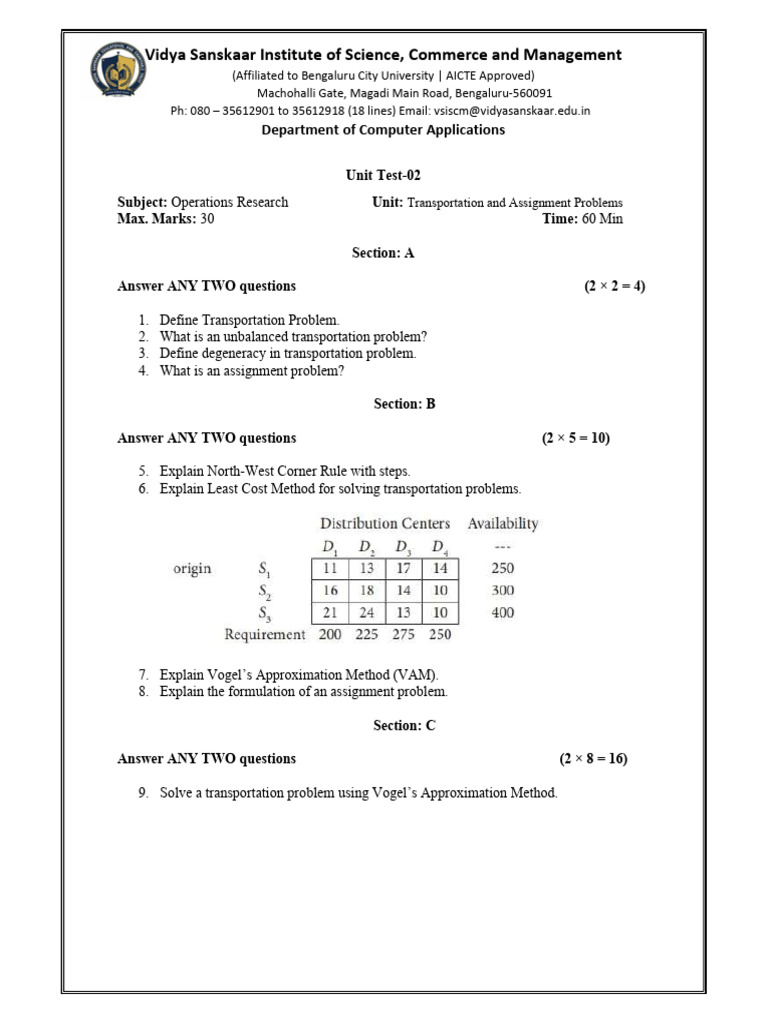 Unit Test 02 | PDF