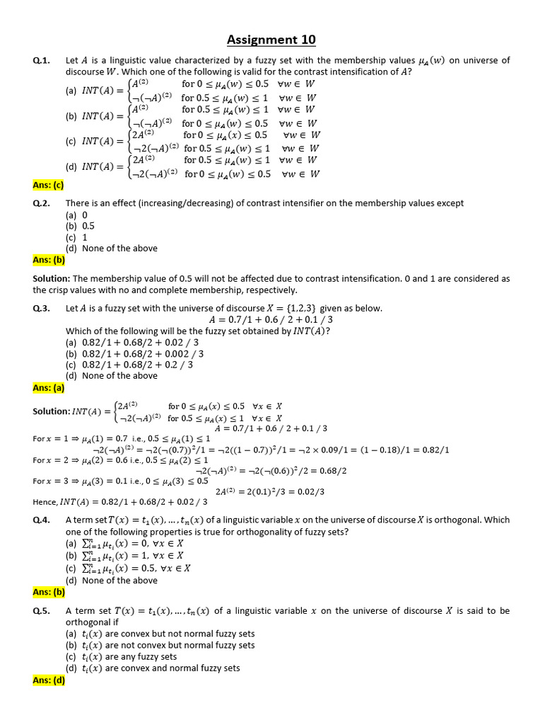 Assignment 10 | PDF