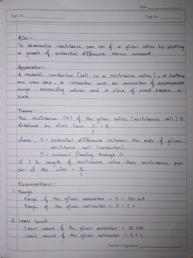 Physics Practical XII | PDF