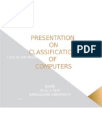 Classification of Computers