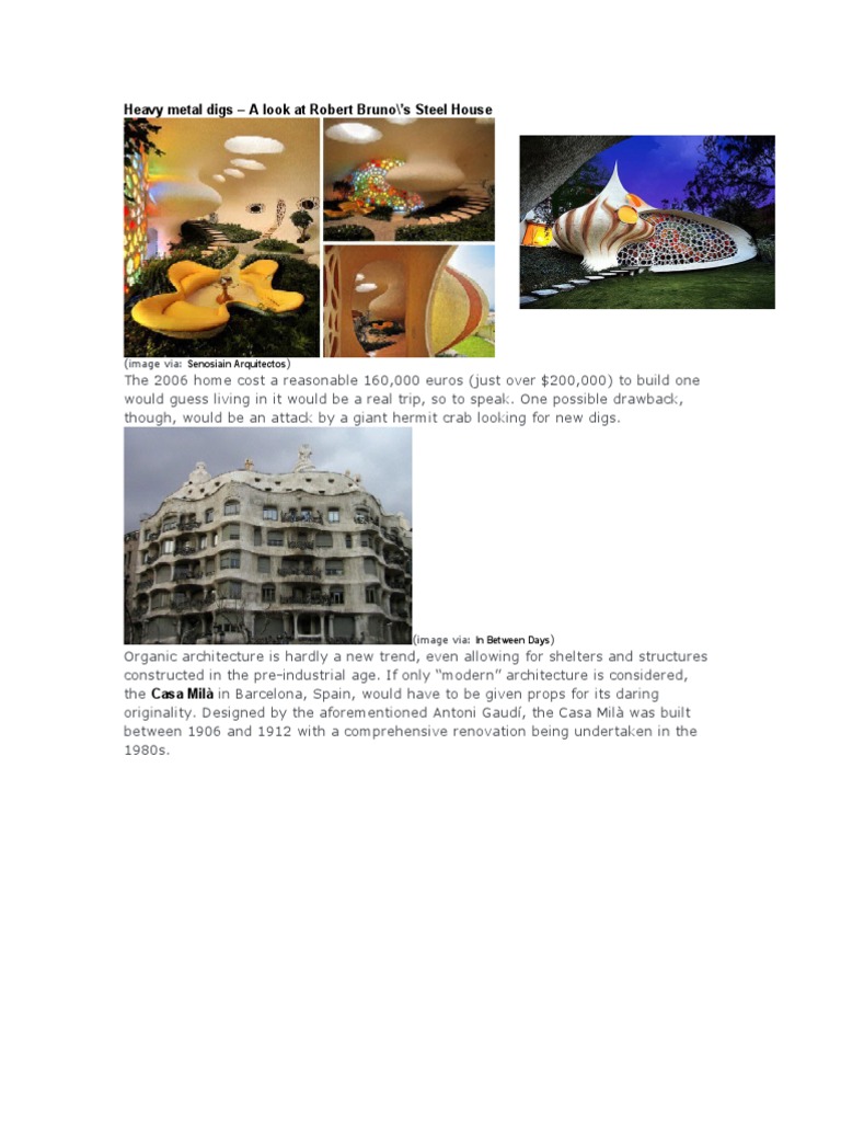 Organic Architecture | PDF | Art Media