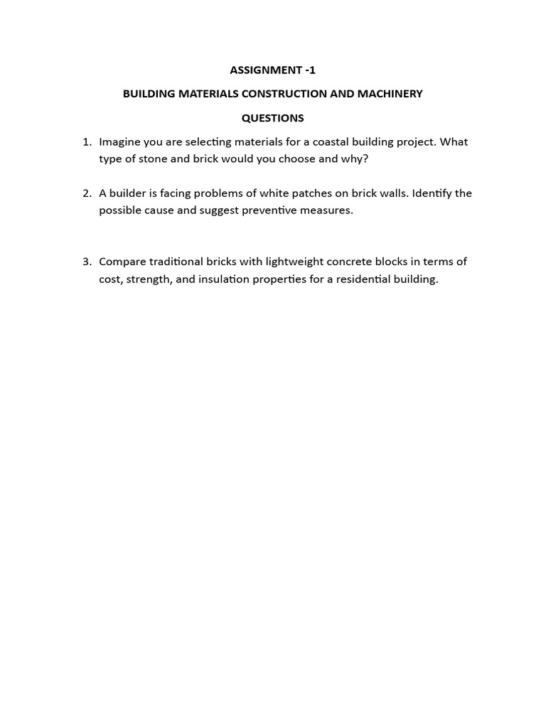 Assignment - 1 Question | PDF