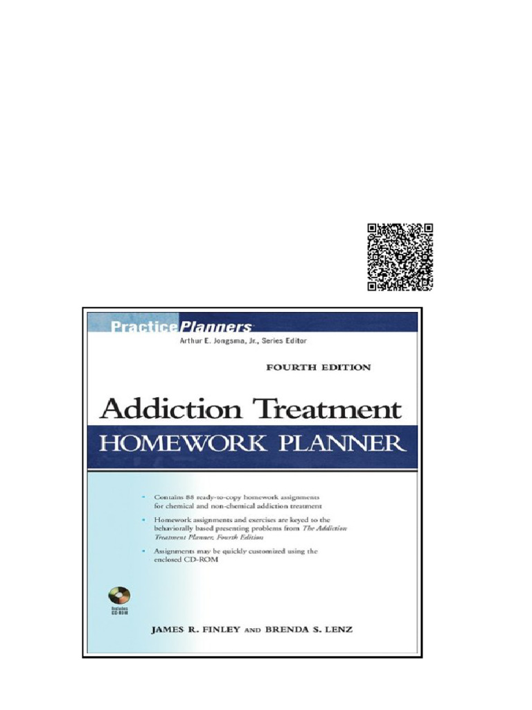 Addiction Treatment Homework Planner 4th Edition James R. Finley | PDF