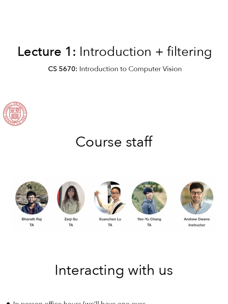 Lec1 Intro | PDF