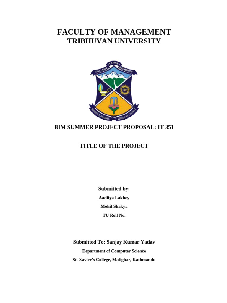 Project Proposal Final | PDF