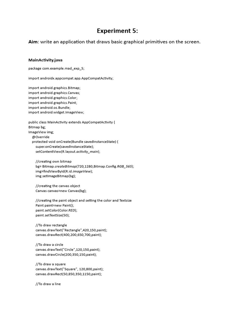 Experiment 5 | PDF