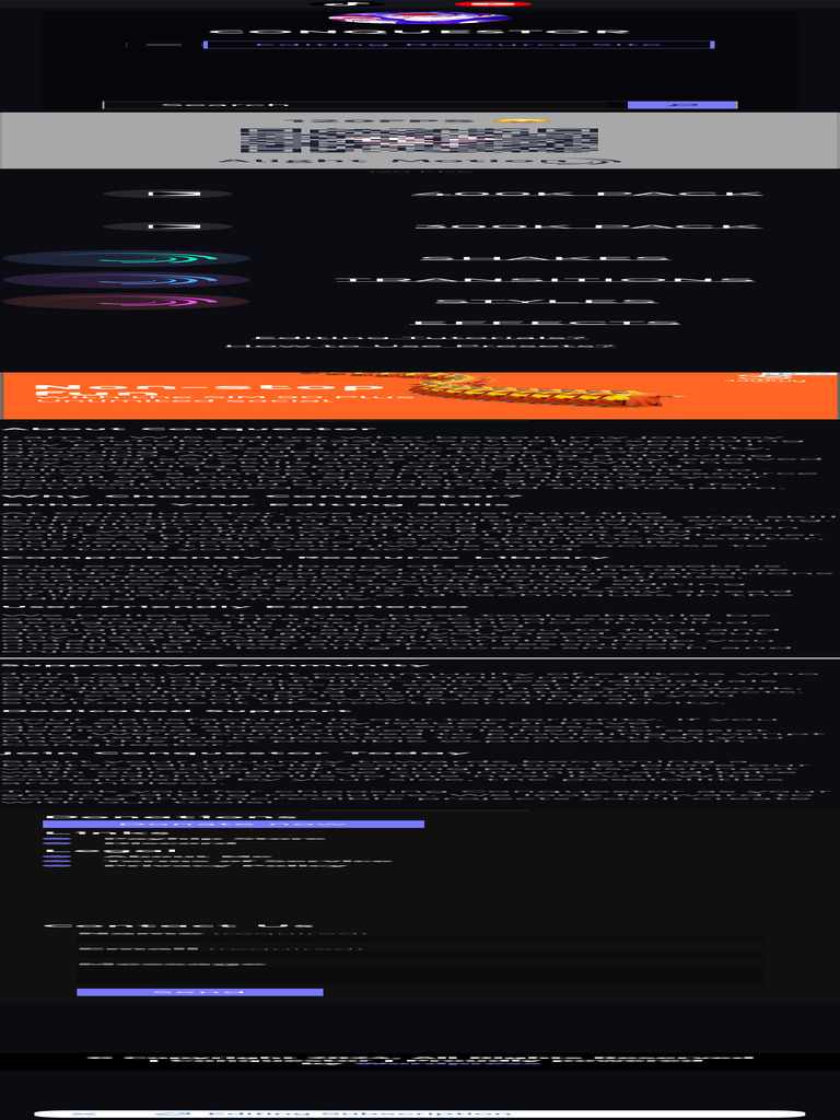 Alight Motion Packs - Conquestor | PDF
