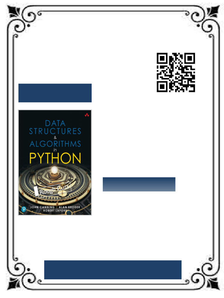 Data Structures & Algorithms in Python 1st Edition John Canning Ebook ...