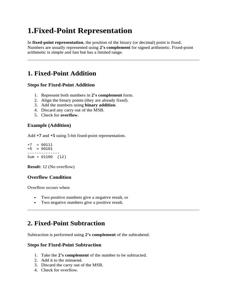 Unit2Floating Point Representation | PDF