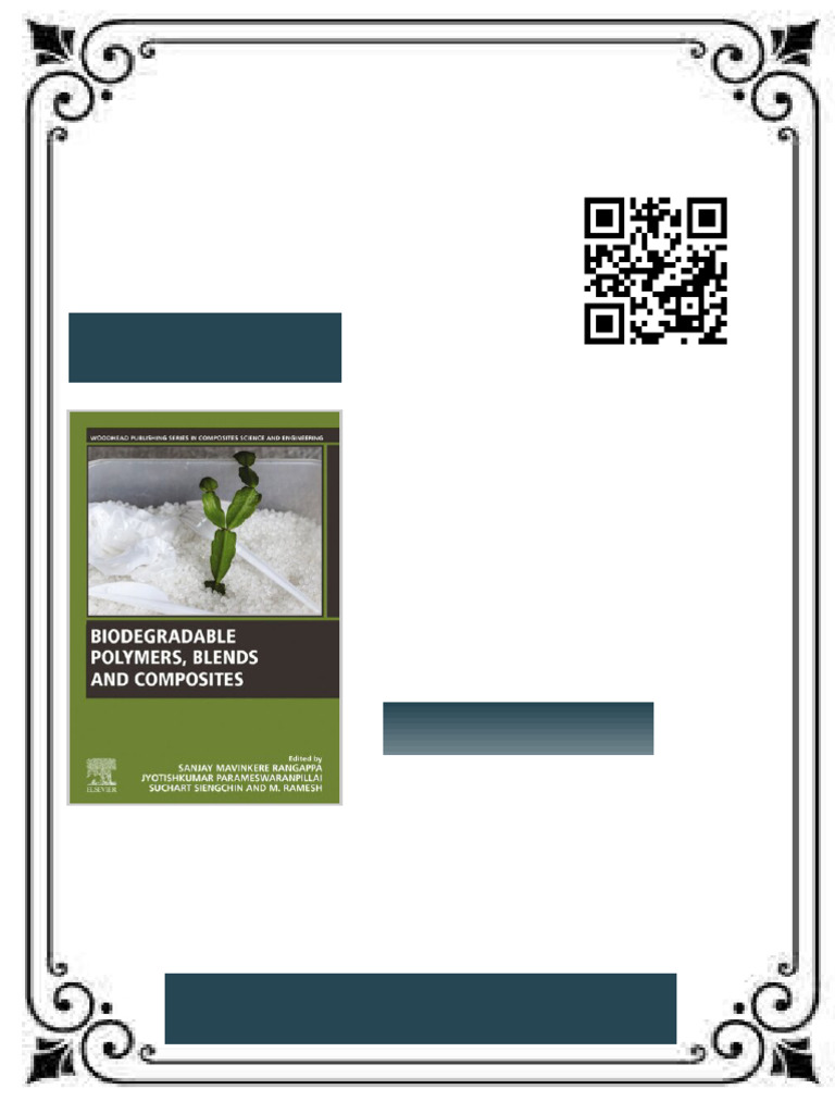 Biodegradable Polymers Blends and Composites 1st Edition Sanjay ...