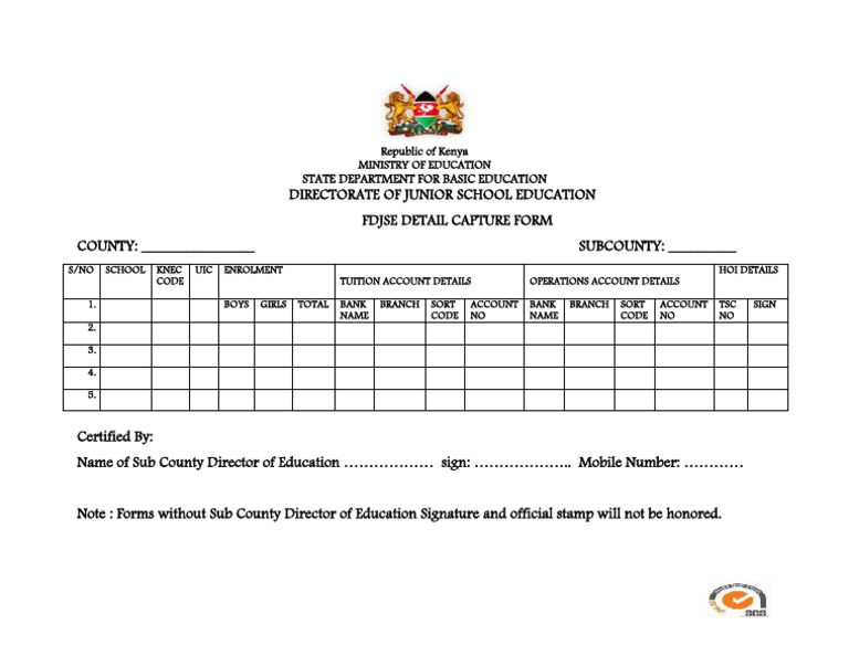 Data Capture Form | PDF
