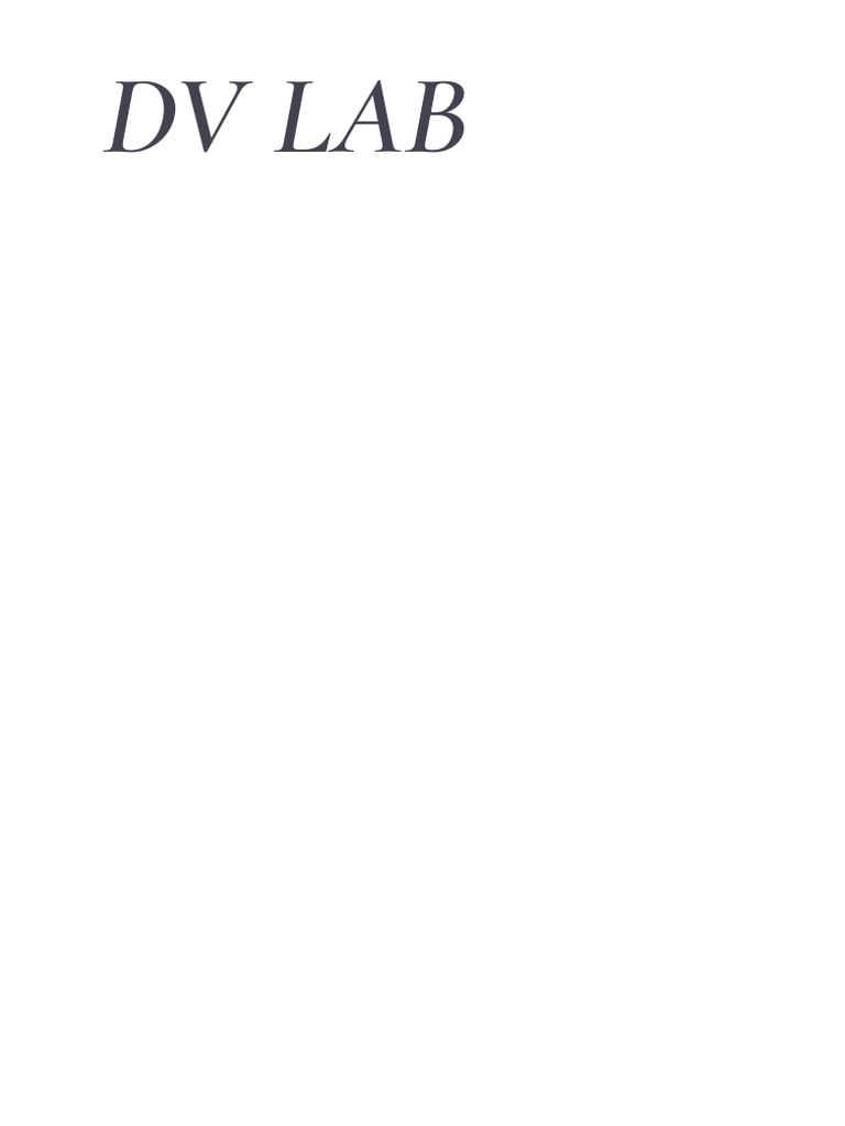 DV Lab Manual - r23 (23ad5l02) | PDF | Scatter Plot | Statistical Analysis
