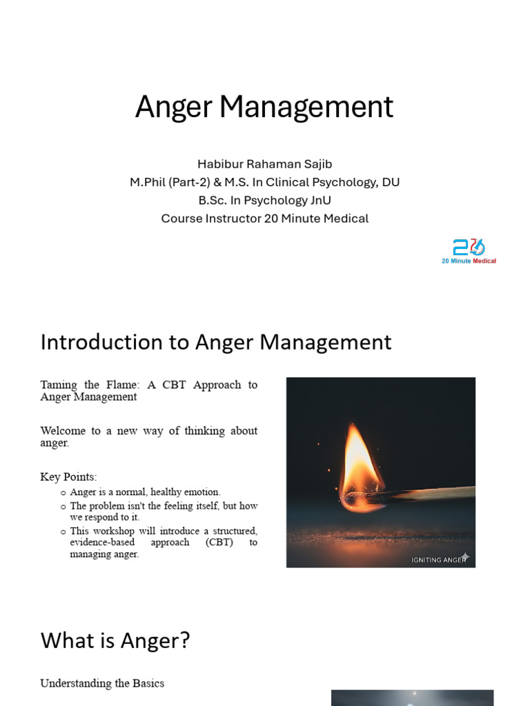 Anger Management | PDF