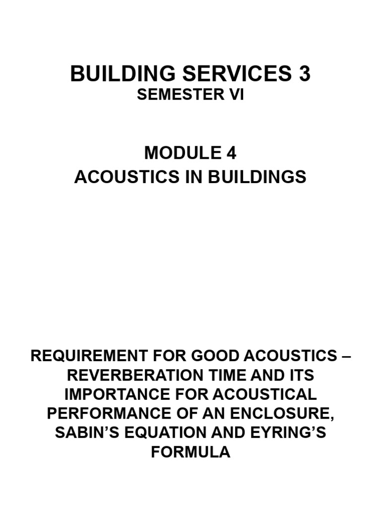 Building Services 3 Mod 4 | PDF