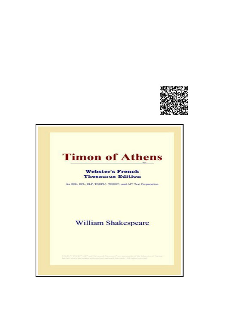 Timon of Athens William Shakespeare | PDF | Kent