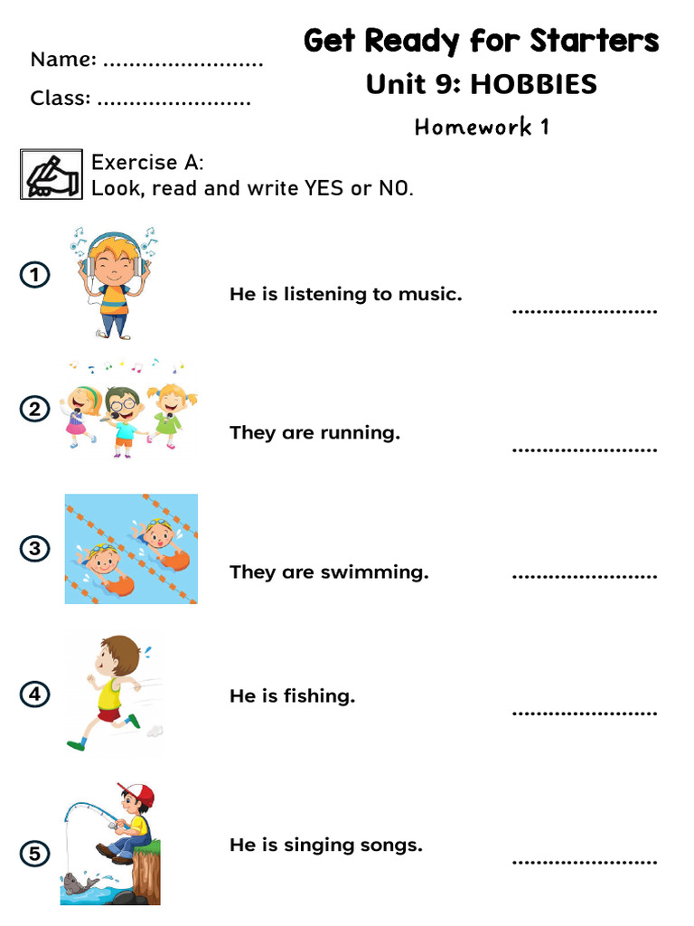 HW 1 - 5 Hobbies | PDF