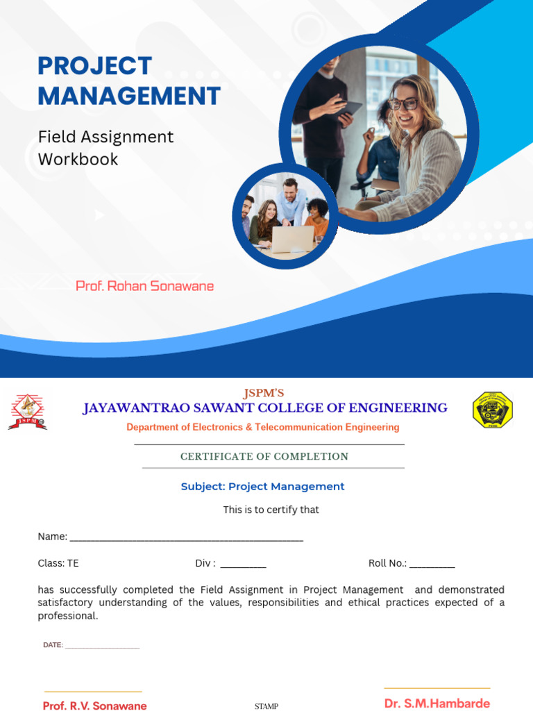 Project Management Field Assignment | PDF