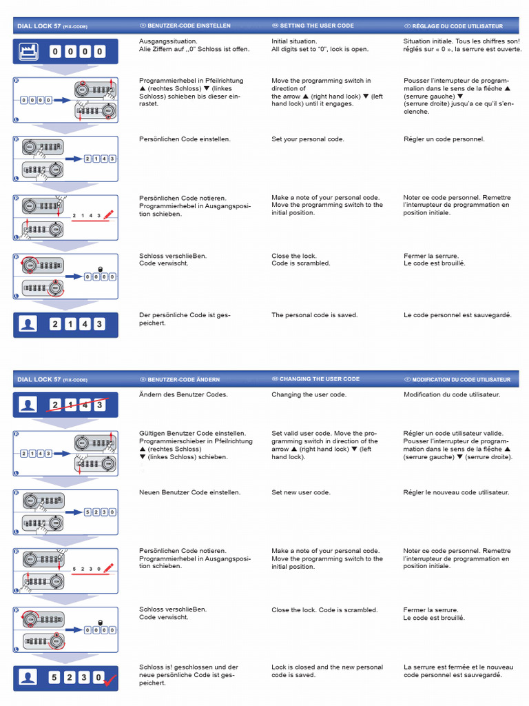 Lockers Instructions User Code | PDF