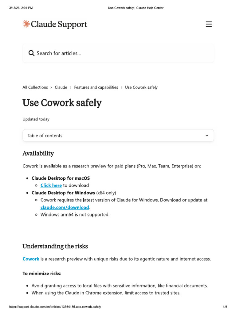 Claude Security Setting | PDF