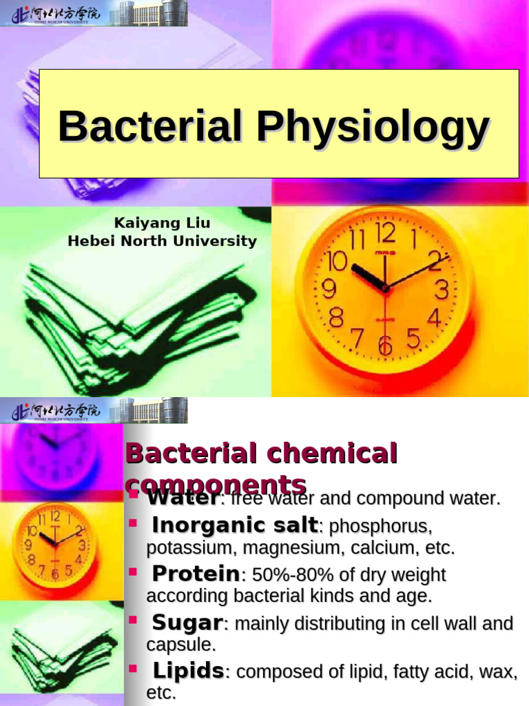 03 Bacterial Physiology | PDF | Bacteria | Growth Medium