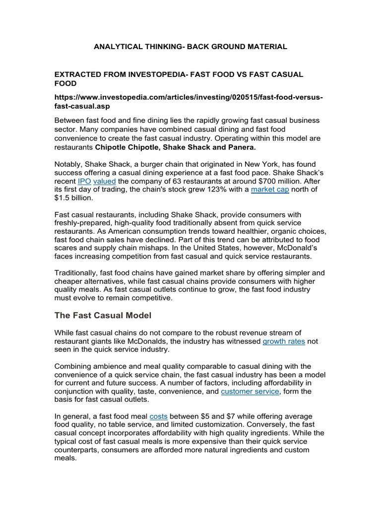 2021 019 Fastcausalvsfastfood | PDF | Fast Food | Restaurants