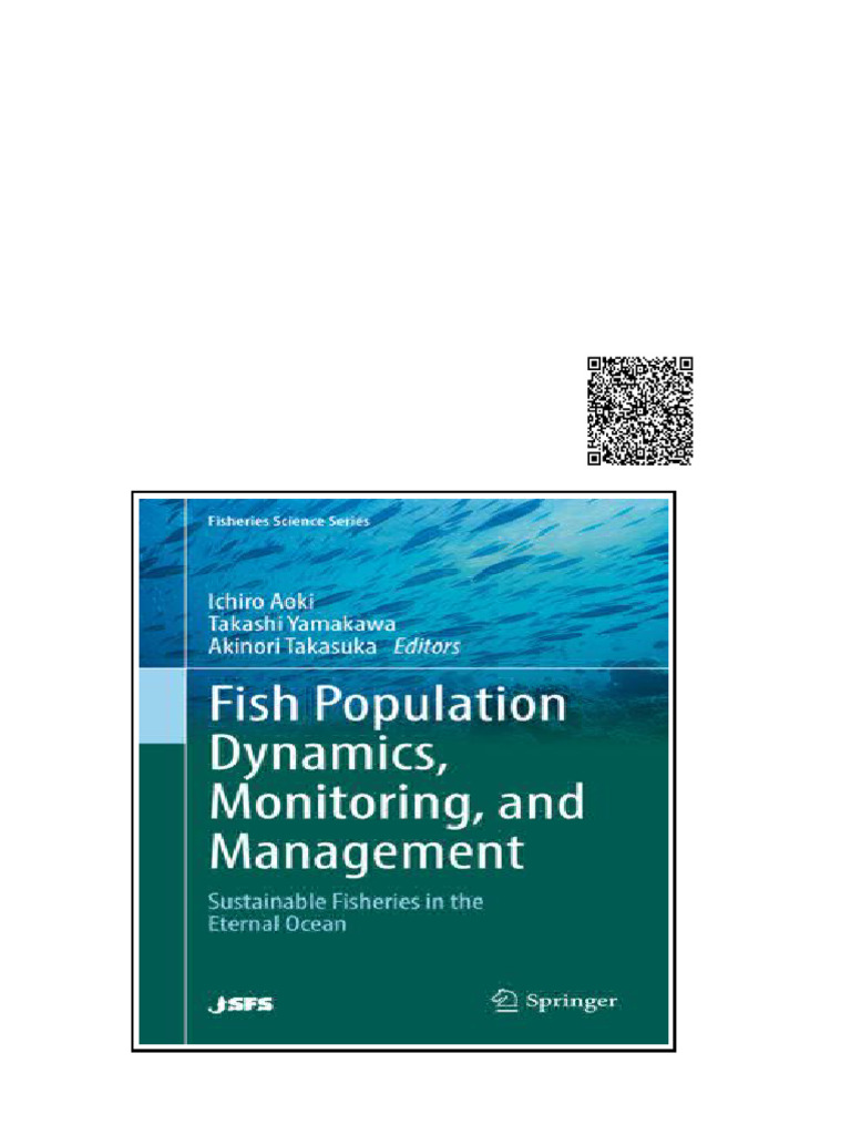 Fish Population Dynamics Monitoring and Management 1st Ed Ichiro Aoki | PDF