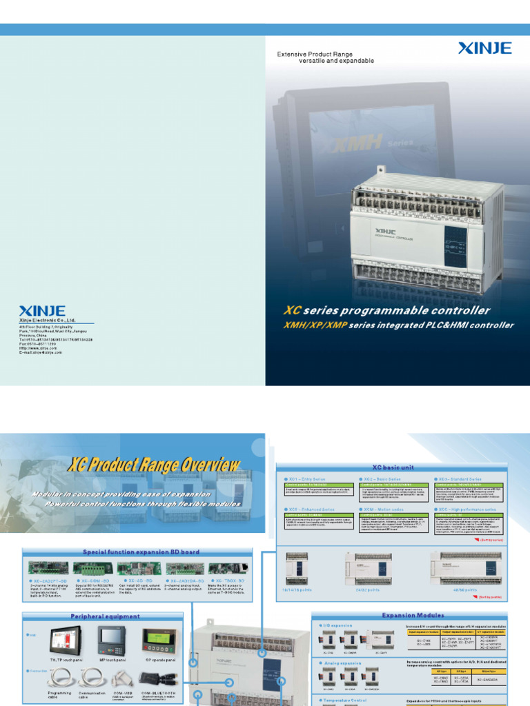 XC PLC Catalog3 | PDF