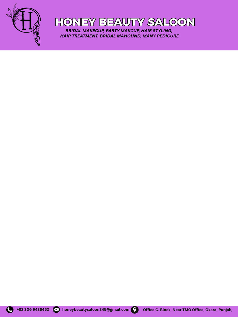 Pink and Purple Modern Job Application Letter A4 | PDF