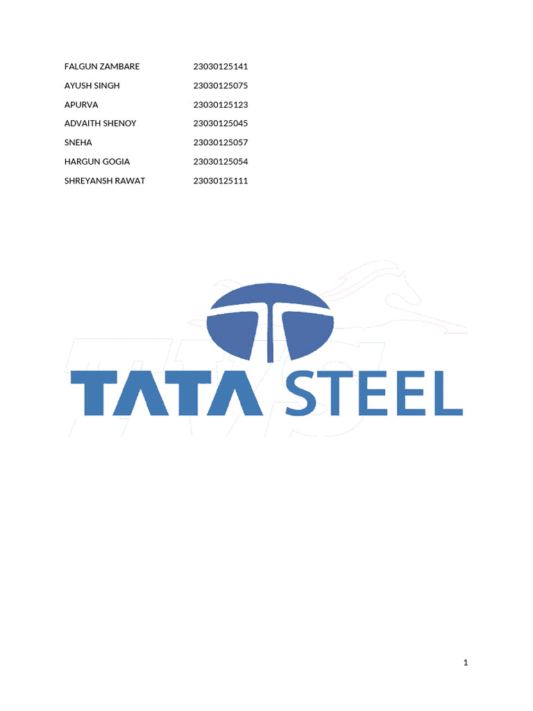 Tata Steel | PDF