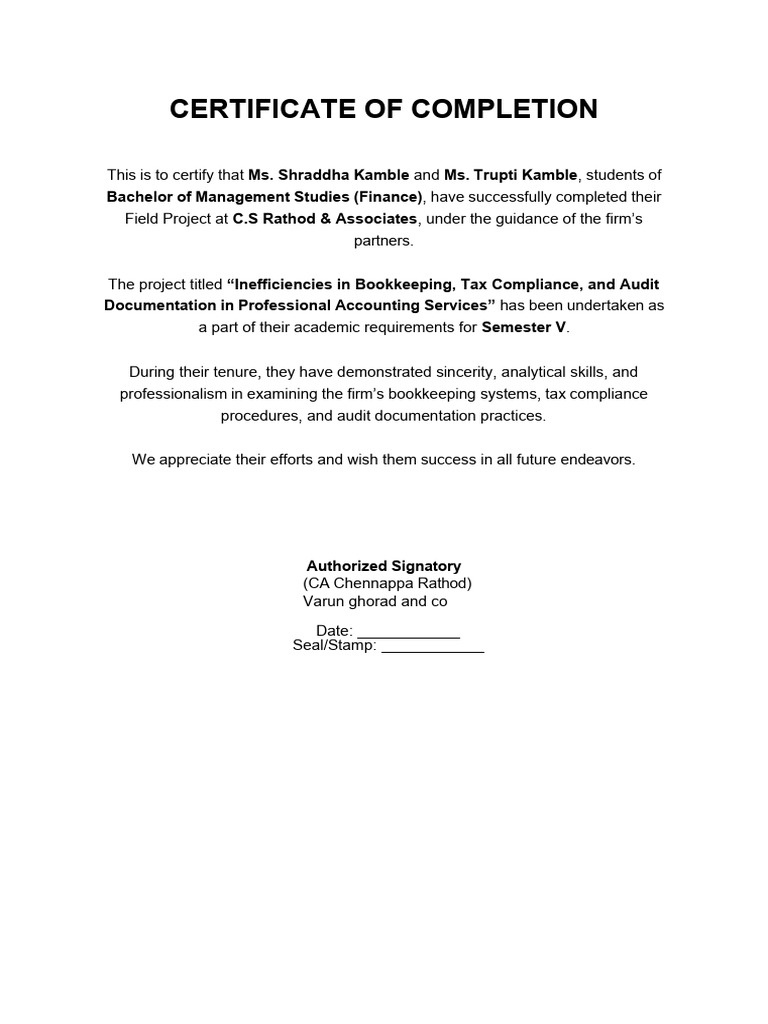 Professional Certificate CS Rathod | PDF