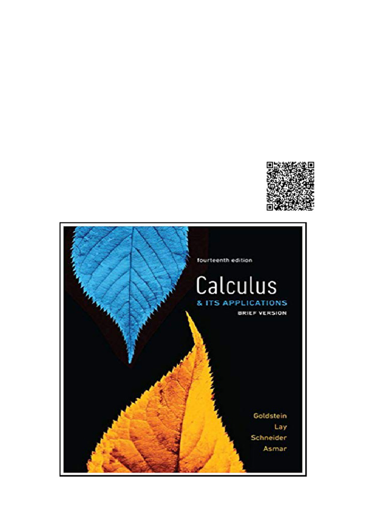 (Ebook PDF) Calculus & Its Applications, Brief Version 14th Edition ...
