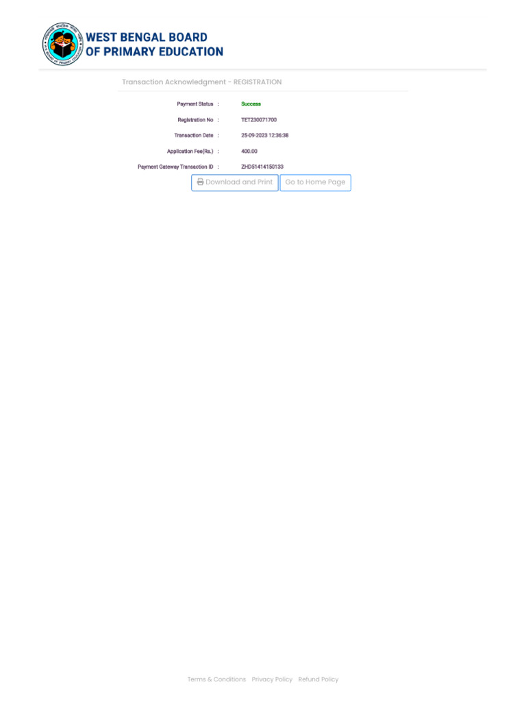 West Bengal Board of Primary Education | PDF