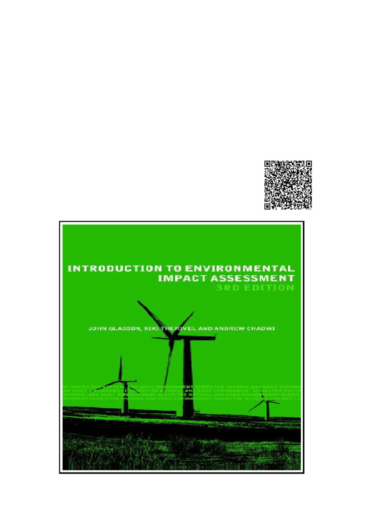 Introduction To Environmental Impact Assessment 3rd 3rd Edition John ...
