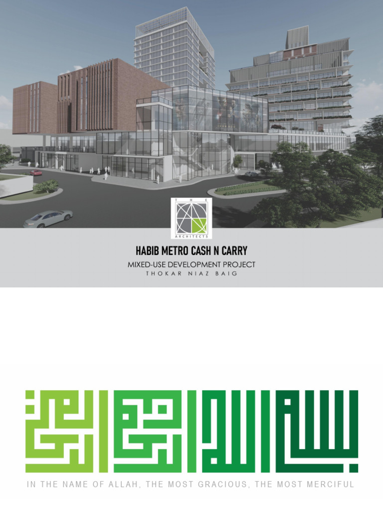 The Architects Habib Metro Mixed-Used Design Presentation Jan 2022 | PDF