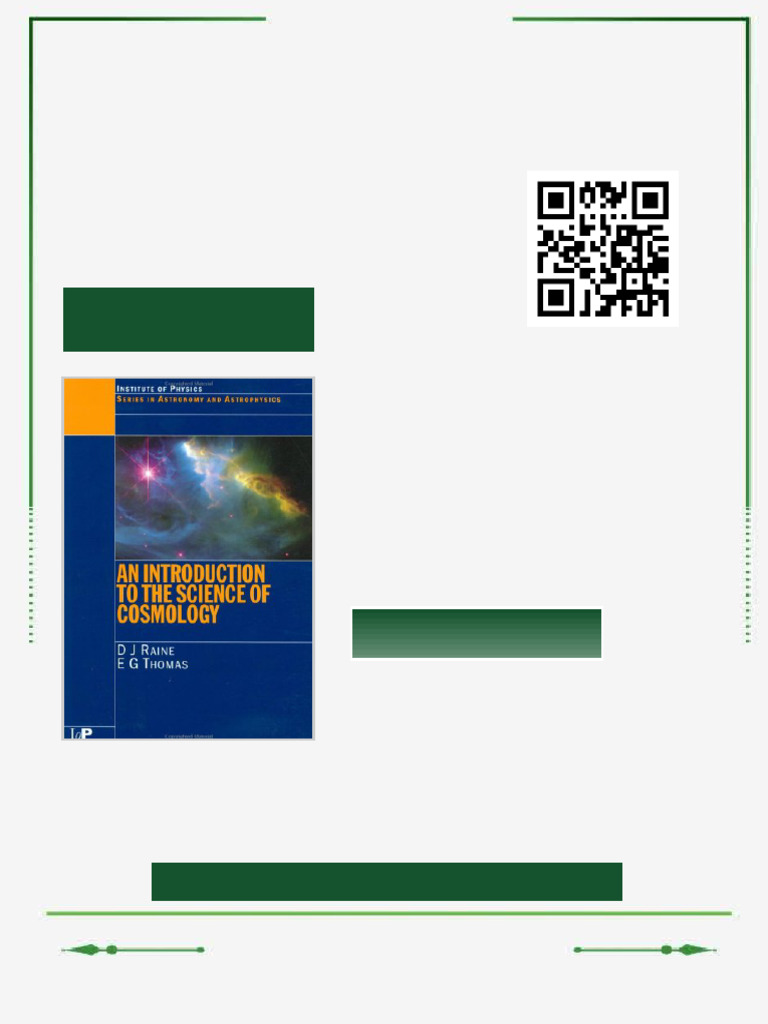 7094An Introduction to the Science of Cosmology 2nd Edition Derek Raine ...