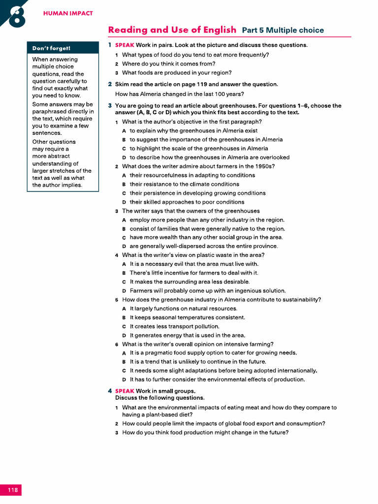 c2 Environment Reading Greenhousesu4 | PDF