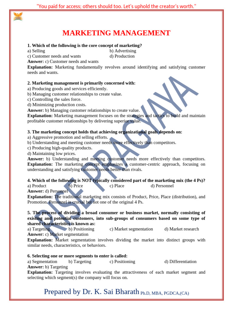 MM Bits | PDF | Marketing | Market Segmentation