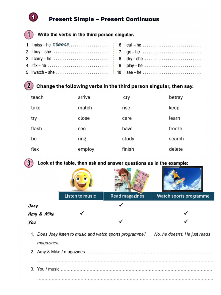 N4 - Present S. Present Cont L | PDF