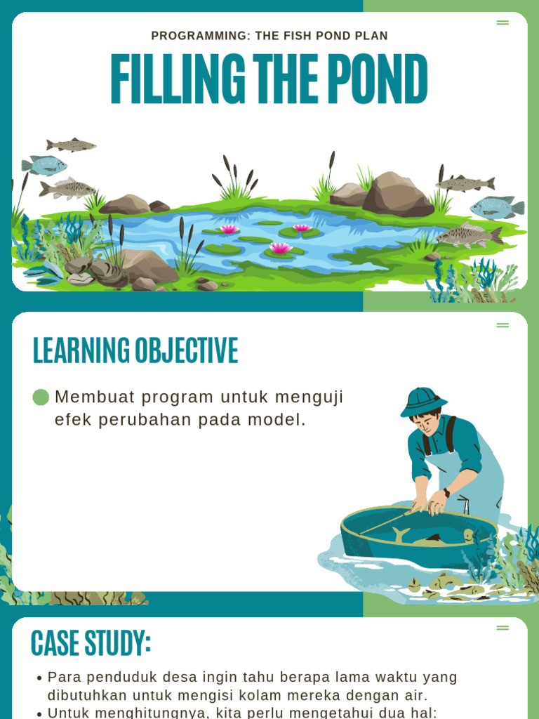 Filling The Pond | PDF