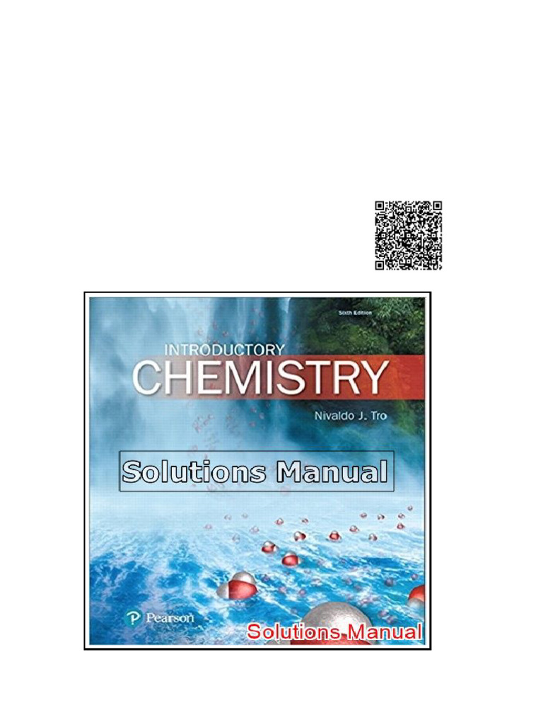 Introductory Chemistry 6th Edition Tro Solutions Manual | PDF
