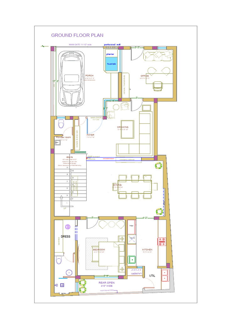 Ground Floor Plan | PDF