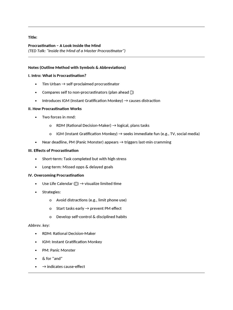 Note Taking and Summarising Speeches | PDF